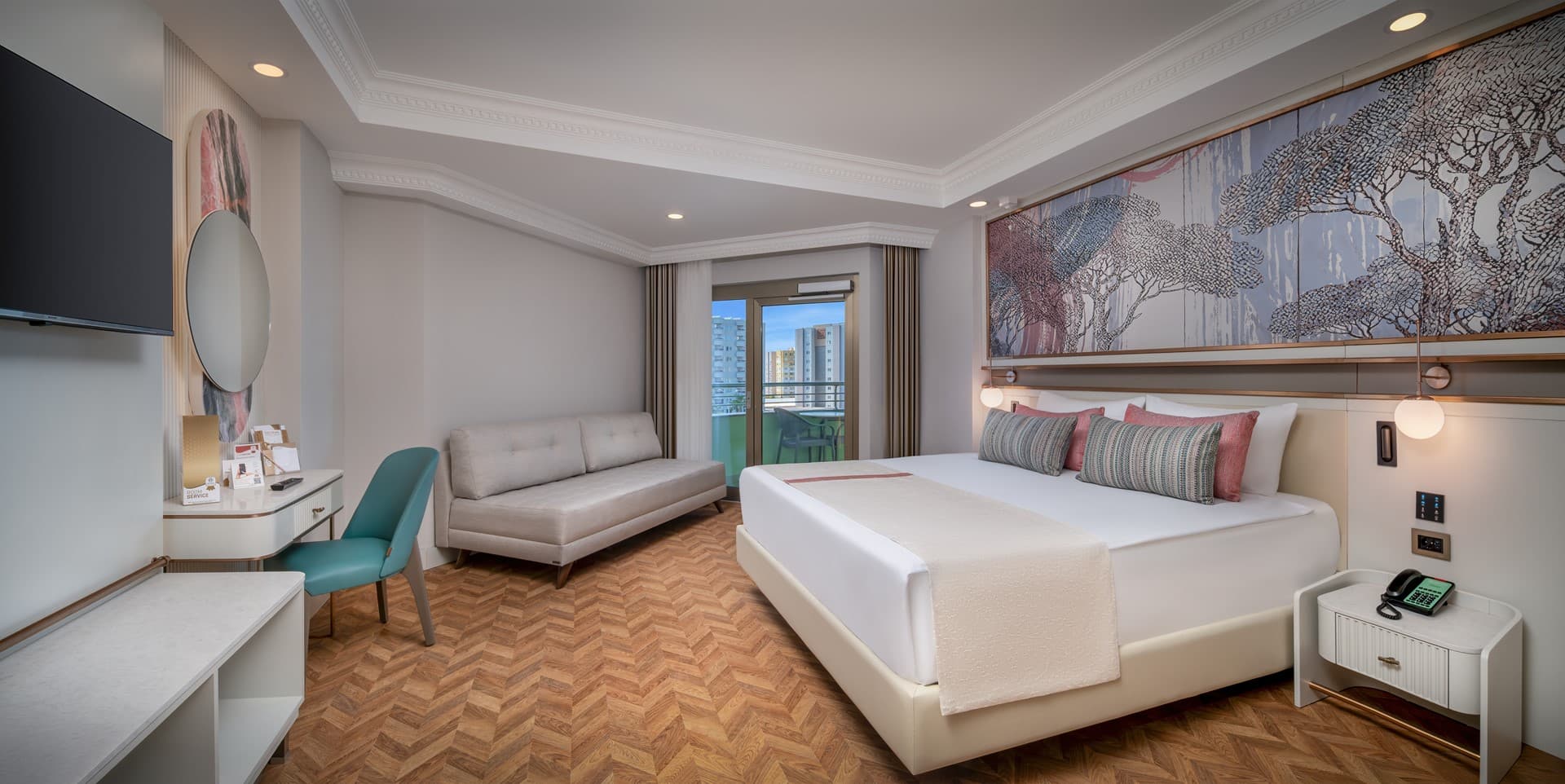 Standaard rolstoeltoegankelijke kamer bij Delphin Palace