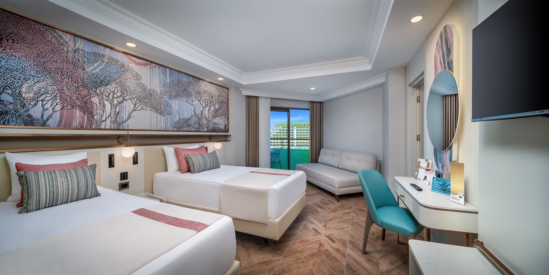 Rodinný pokoj v hotelu Delphin Palace