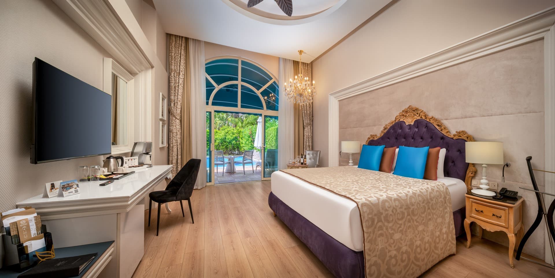 Pokoj u laguny v hotelu Delphin Imperial