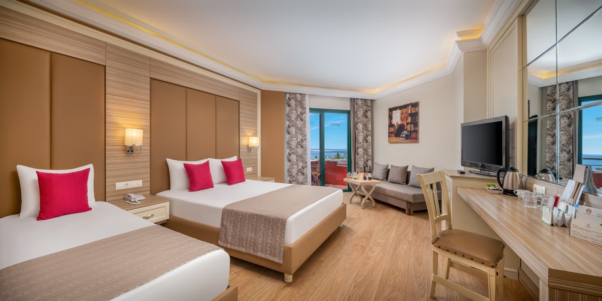 Standard Room, Side Sea View at Delphin Deluxe