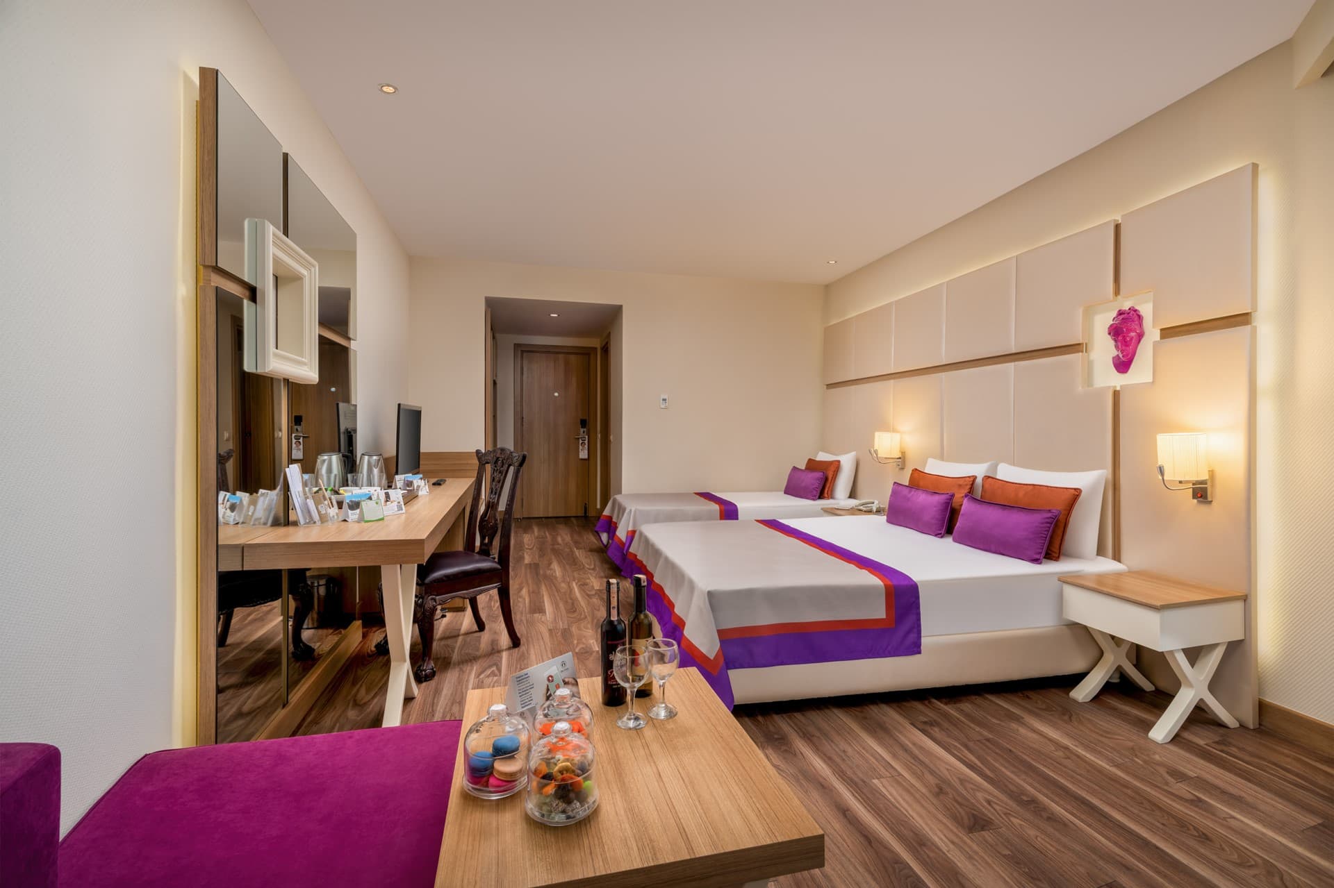 Standardní pokoj, výhled do areálu v hotelu Botanik Platinum — foto č. 2