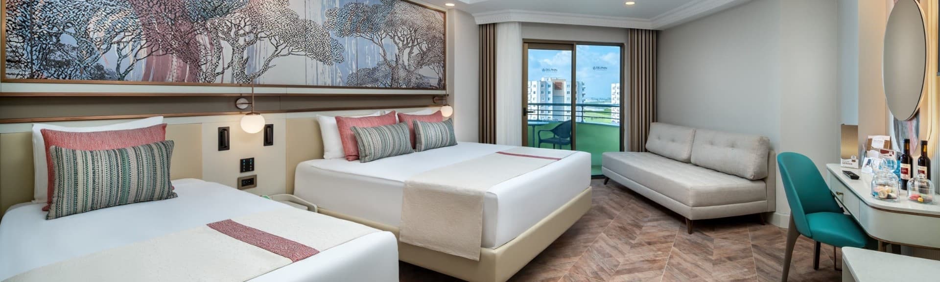 Die Zimmer des Delphin Palace