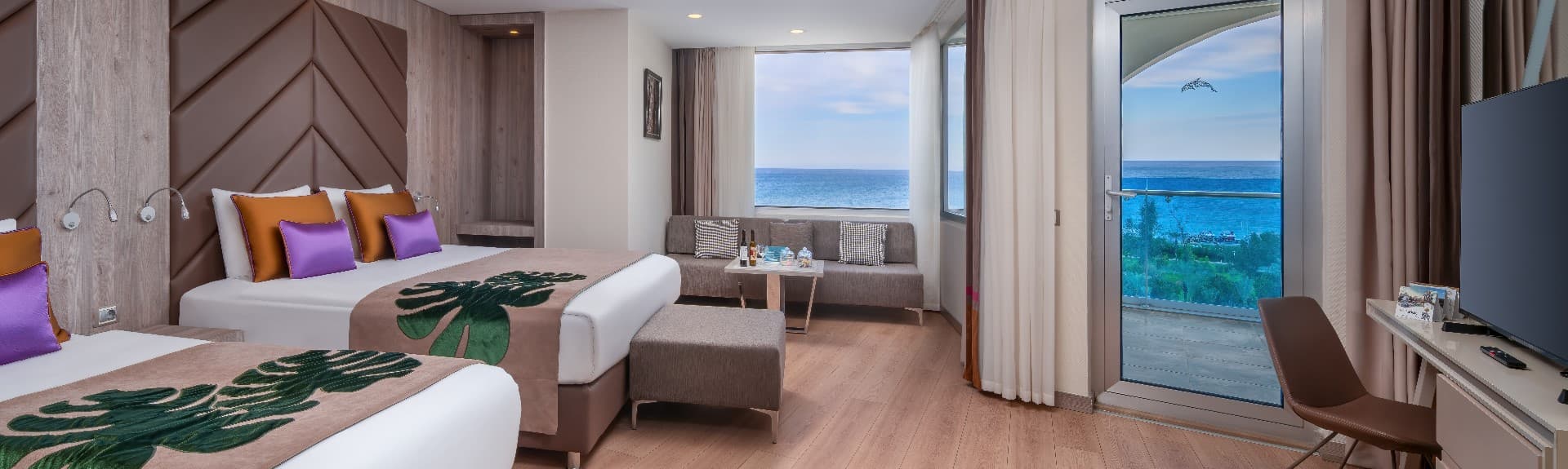 Die Zimmer des Delphin Be Grand Resort