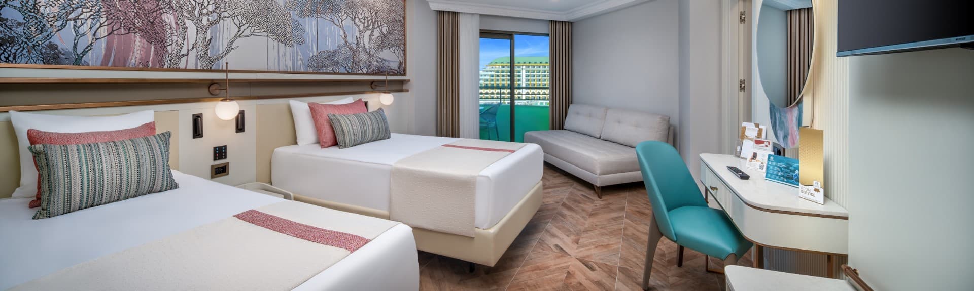 Familiekamer bij Delphin Palace